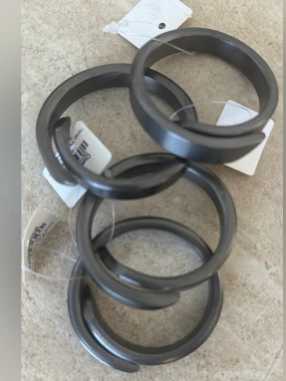 Crate and Barrel Wrap napkin rings